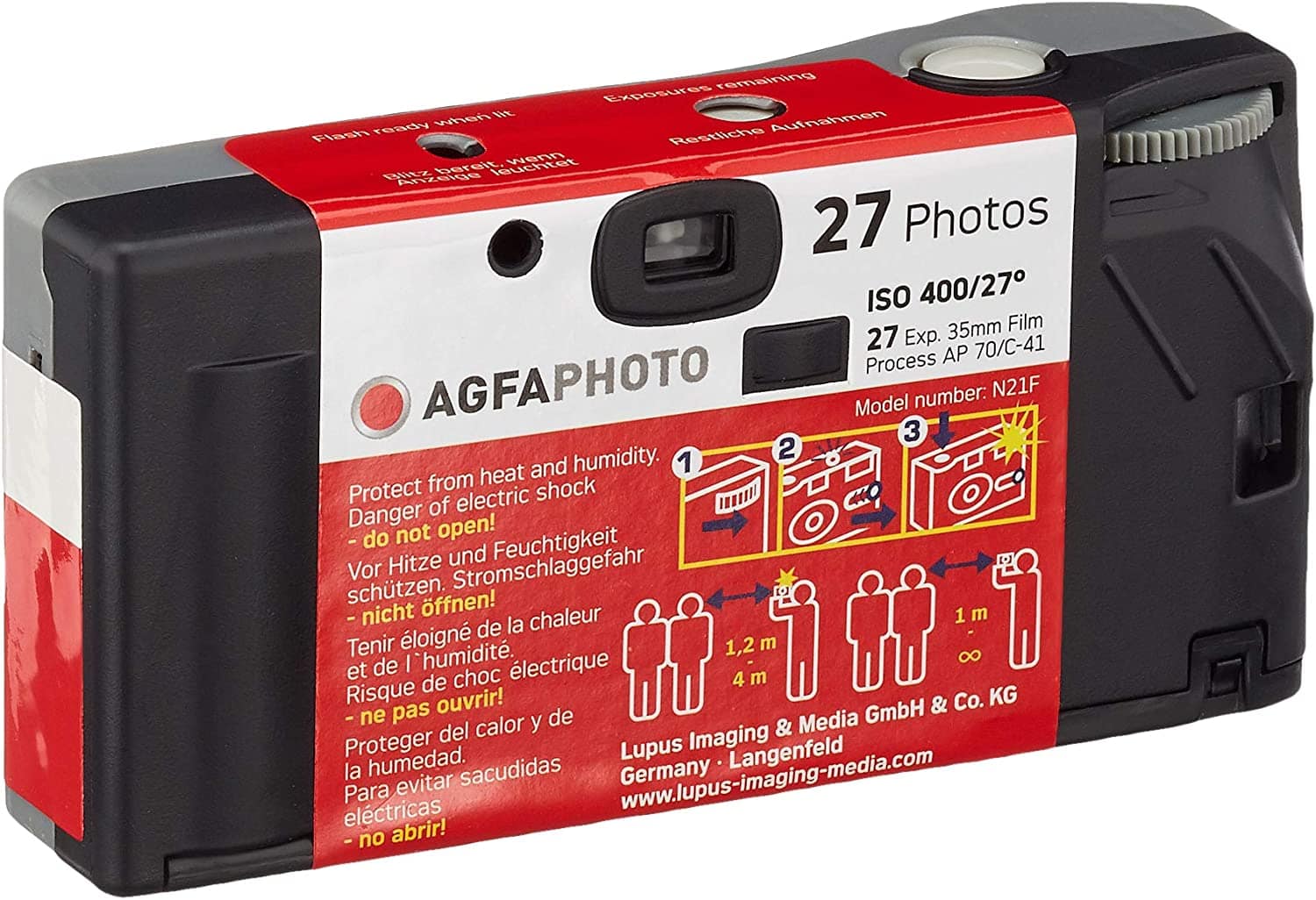 AgfaPhoto LeBox 400 Flash - Expiry March 2025 - Image 3